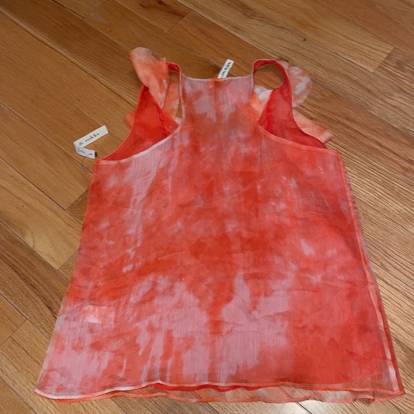 Robbi & Nikki coral and white tank top never worn - Picture 2 of 5